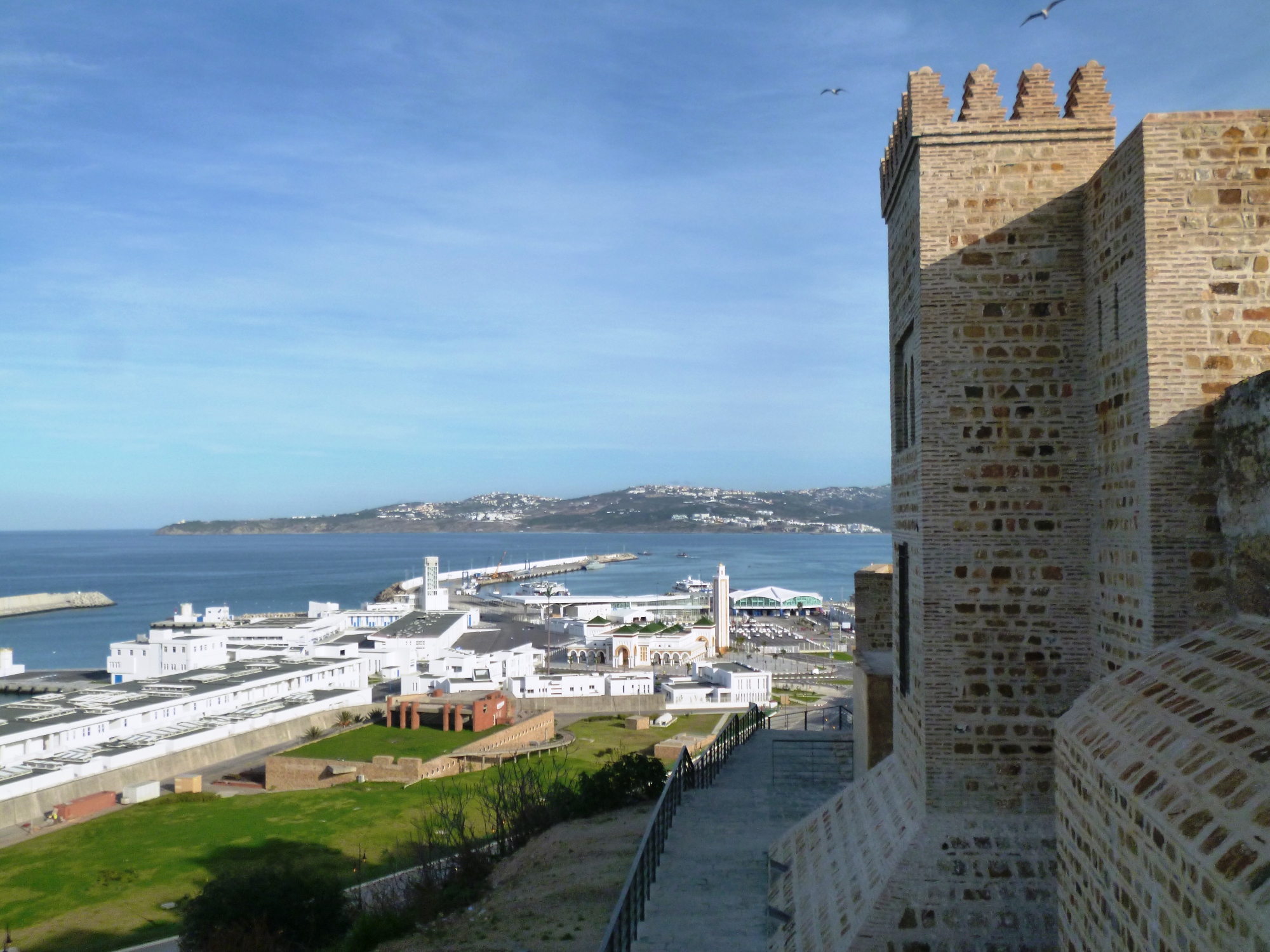 vista del puerto de tanger